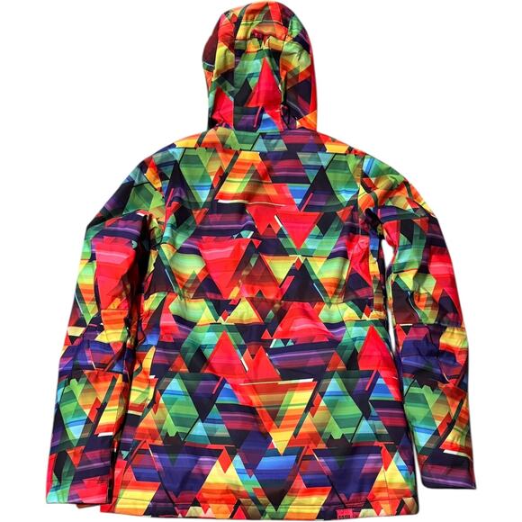 2010s Gsou Snow Geometric 10K Waterproof Ski Jacket snowboard winter Small - Picture 5 of 16